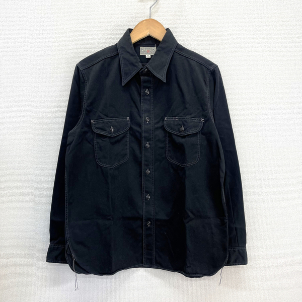 BUZZ RICKSON'S バズリクソンズ BR26081 HERRINGBONE WORK SHIRT ヘリンボーン コットンツイル 長袖ワークシャツ 15-15 1/2 10125527