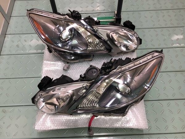 破損無 動作品 GWS191 レクサス GS 450h 純正 HID ヘッドライト ユニット 左右セット 右 左 KOITO 30-321 スタンプ「45」GRS URS 190 191