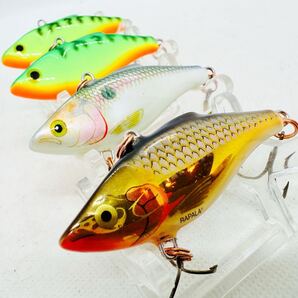 送料無料・美品『ラパラ ラトリンラパラ RNR-5 4個セット』RaPaLa RATTLIN' RAPALA RNR5 バイブレーション ラトリンラップ