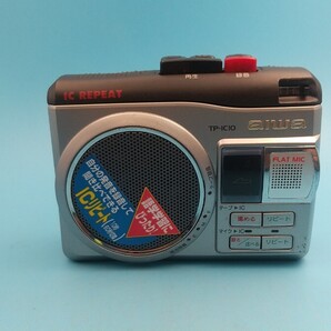 K3162 AIWA TP-IC10 カセットプレーヤー 簡易確認&簡易清掃&再生&音出しOK 現状品 送料無料