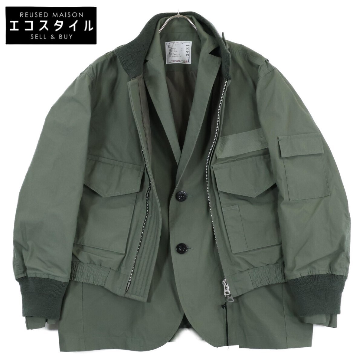 2025年最新】Yahoo!オークション -sacai ジャケット 1の中古品 2025年最新】Yahoo!オークション -sacai ジャケット 1の中古品