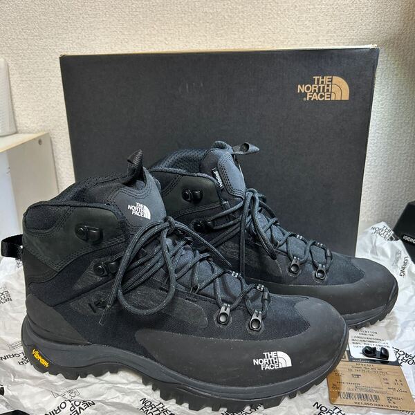 ★中古訳あり ノースフェイス クレストン ハイク ミッド ウォータープルーフ NF52321 ブラック 27.5cm★