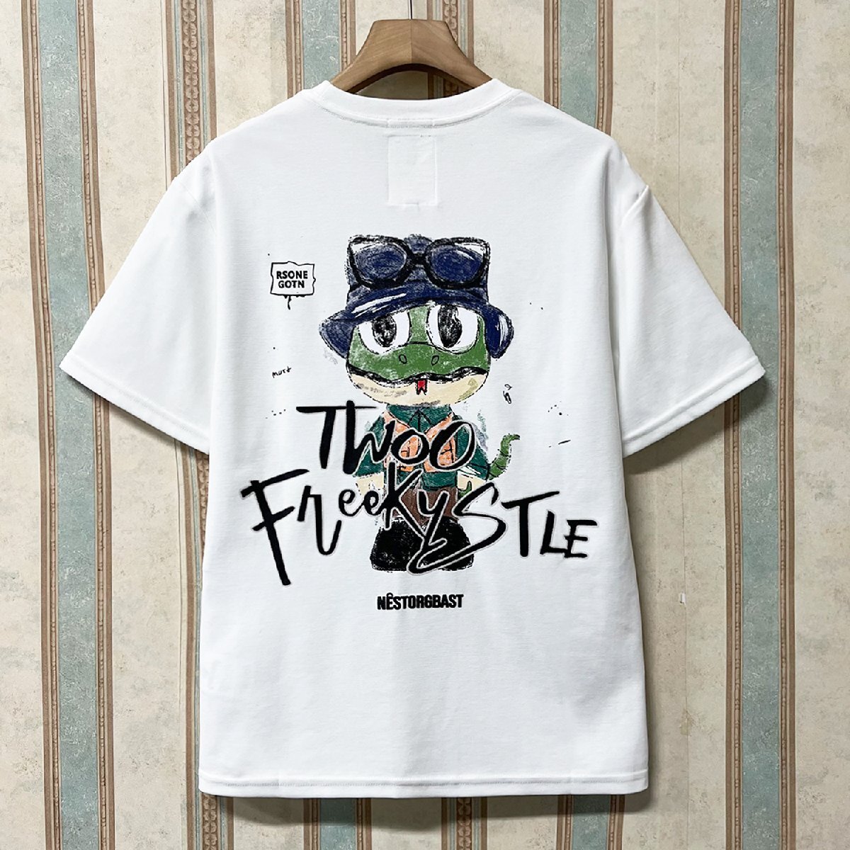 古着 ビンテージ 80s 蛇柄 アニマル柄 スネーク Tシャツ 美品 希少 古着 80s USA製 WoolRich × Harlequin Wネーム カモ 鳥 アニマル
