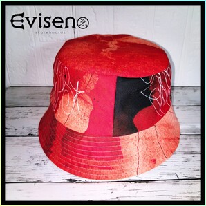 《EVISEN SKATEBOARDS 》ハット リバーシブル バケハ 帽子