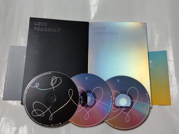 送料込み BTS CD LOVE YOURSELF 2個セット 轉 Tear R盤 11曲 & 結 Answer E盤 25曲 韓国盤 防弾少年団 バンタン K-POP