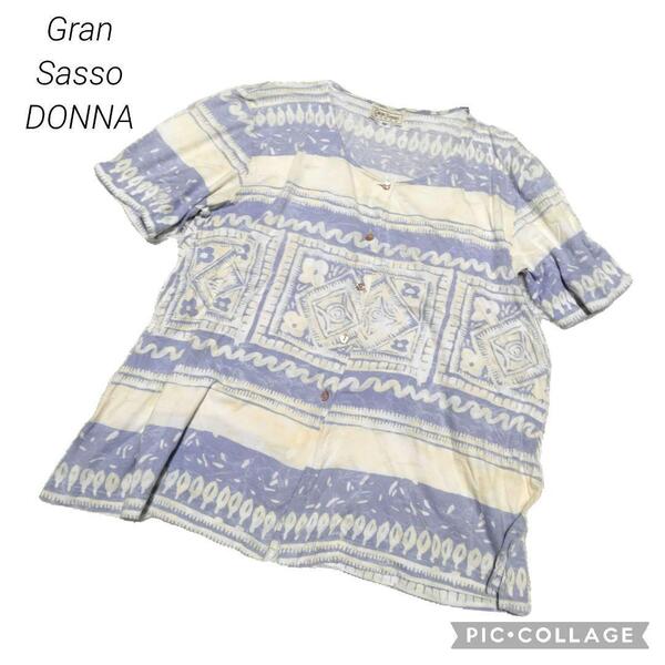 (出品終了まで最終価格☆値上げ再出品予定の品になります)24 GranSasso グランサッソ Tシャツ ヴィンテージ 男女 レディース