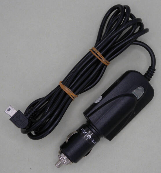 送料無料 YUPITERU ユピテル 12V 専用 シガー電源 カーアダプター 67099-00N 5V 2A Mini USB Bタイプ Type-B 即決!