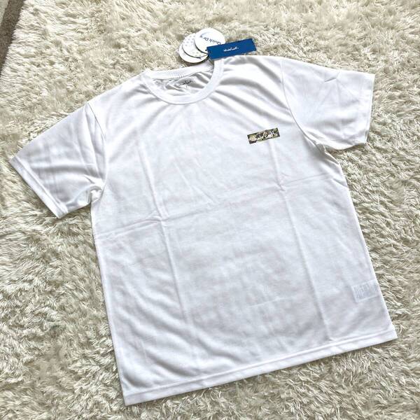 新品 未使用 whole earth ホールアース 半袖 Tシャツ メンズL 白 迷彩 ホワイト 春夏 夏物 アウトドア キャンプ フェス 登山 トレッキング