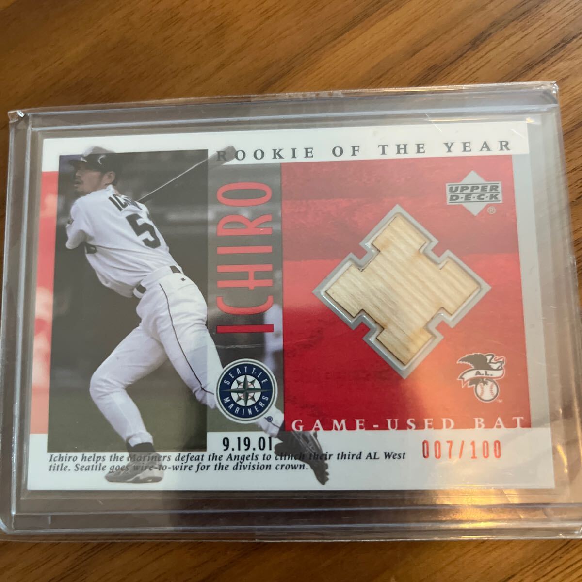 Yahoo!オークション -「イチローカード」(Upper Deck) (シングル Yahoo!オークション -「イチローカード」(Upper Deck) (シングル