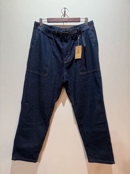 ★ グラミチ GRAMICCI デニムパンツ ストレッチデニムNN-パンツクロップド sizeXL インディゴ ワンウォッシュ GMP5-SJP05 新品未使タグ付②