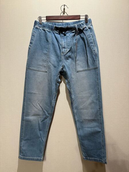 ★ グラミチ GRAMICCI デニムパンツ ストレッチデニムNN-パンツクロップド sizeM ユーズド加工 GMP5-SJP05 新品未使タグ付 ②