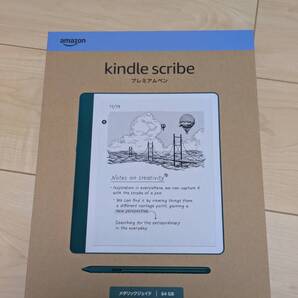 【新品未開封】Kindle Scribe Notebook Design 10.2インチディスプレイ、64GB、プレミアムペン付き、メタリックジェード【送料無料】