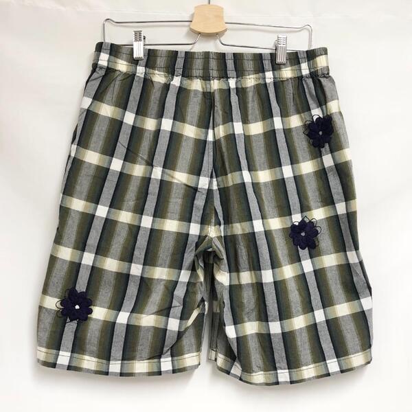 ○★新品未使用 nanamica×NOMA t.d. オンブレチェック ショートパンツ 3 モス★○