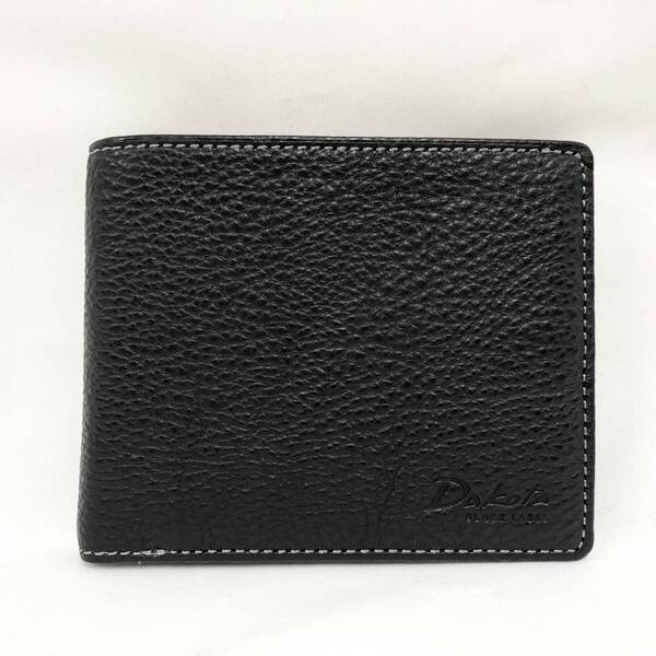 ○★新品未使用 Dakota BLACK LABEL (ダコタ ブラックレーベル) 二つ折り財布 ブラック★○