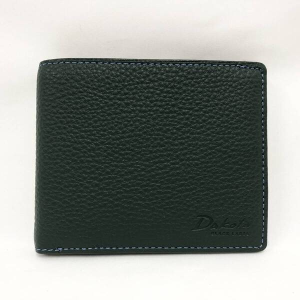 ○★新品未使用 Dakota BLACK LABEL (ダコタ ブラックレーベル) 二つ折り財布 グリーン★○