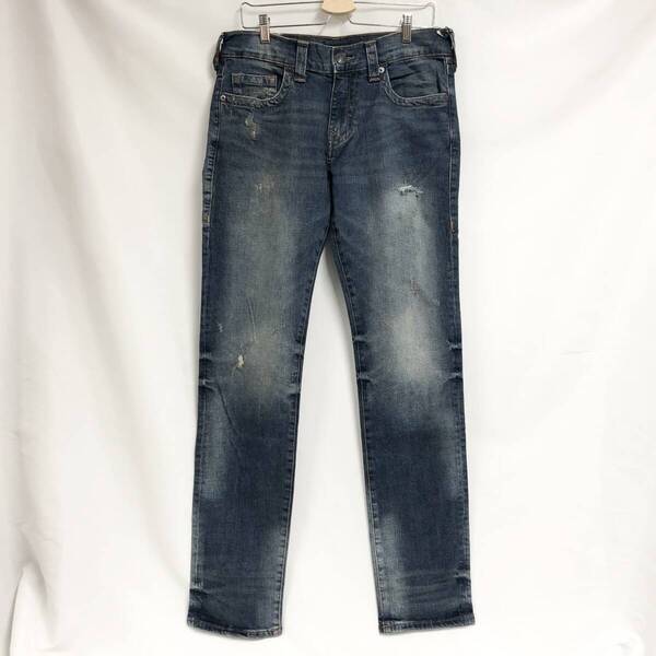 ○★新品未使用 TRUE RELIGION(トゥルーレリジョン) ROCCO NF SN 32 ブルー系★○