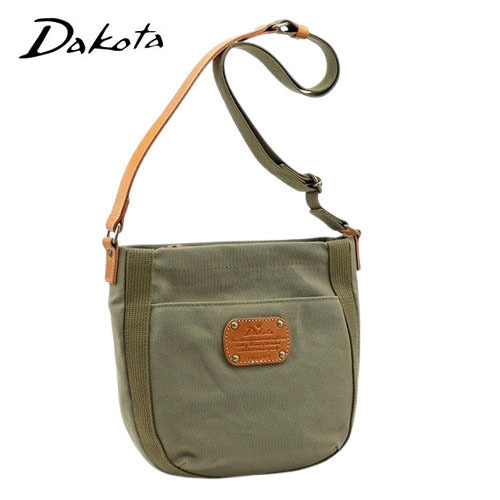 ○★新品未使用 Dakota (ダコタ) ピット ショルダーバッグ カーキ★○