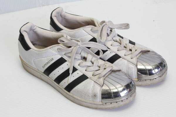 送料無料。中古。adidas Originals アディダス オリジナルス スーパースター メタル トゥー W SUPERSTAR METAL TOE w 27㎝