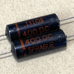 SPRAGUE Black Beauty 0.1uf 400V 160P 2本 スプラグ ブラックビューティー 0.1μF 400DC VINTAGE NOS ビンテージ
