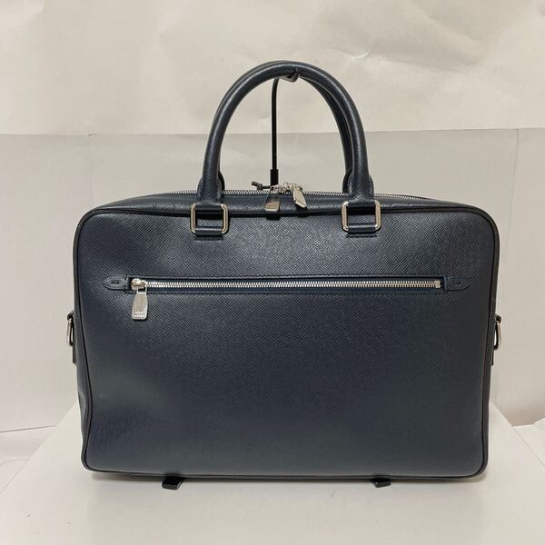 LOUIS VUITTON ルイヴィトン タイガ ポルトドキュマン ヴォワヤージュ ブリーフケース ビジネスバッグ ネイビー M30645 中古