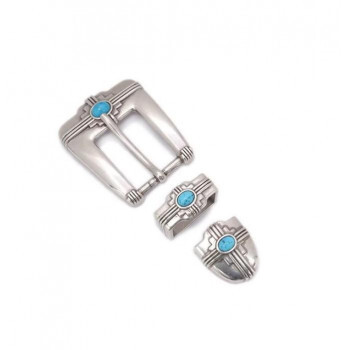 バックル ターコイズ トルコ石 SILVER製 BOSS PRASS WORKS