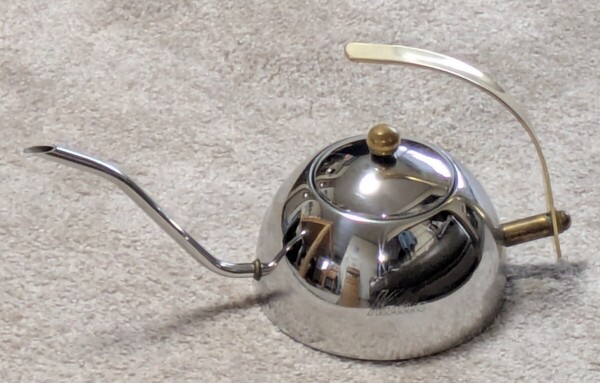 カリタ ステンレス?コーヒードリップケトル600cc?(コーヒードリップポット)(約600ml)中古品です.kalita