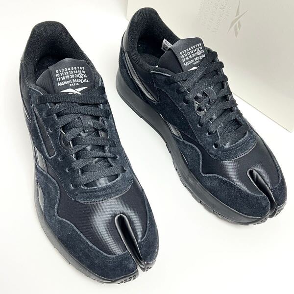 26cm 新品 メゾン マルジェラ × リーボック タビ スニーカー クラシック ナイロン MaisonMargiela Reebok TABI CL NYLON ブラック 黒