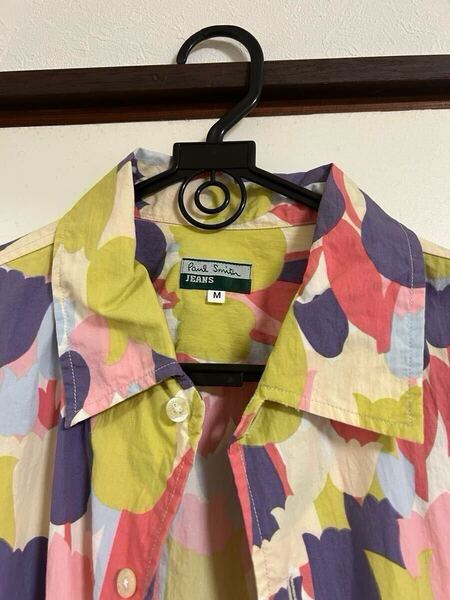Paul Smith ポールスミス ジーンズ 長袖シャツ 花柄 チューリップ フラワー 日本製