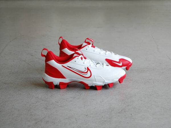 force trout 9 keystone bg★US6★検索用,フォース,トラウト,ホワイト,白,レッド,赤,野球,スパイク,少年,ジュニア,アメリカ,海外,USA,限定
