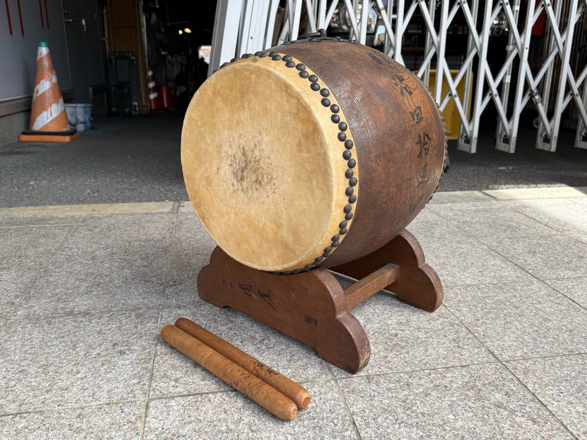 ☆ 和太鼓 平太鼓 大太鼓 楽器 ケースつき 和楽器 バチなし 格安
