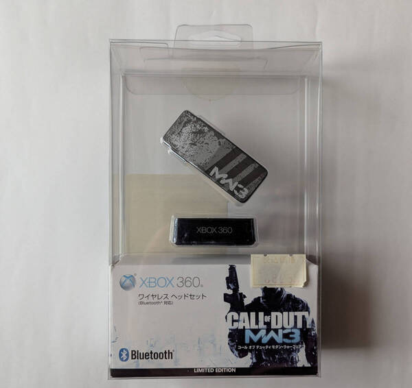 新品 ★ Xbox360ワイヤレスヘッドセット Bluetooth対応 コールオブデューティMW3 限定版 Blutooth Wireless Headset ★ XBOX 360