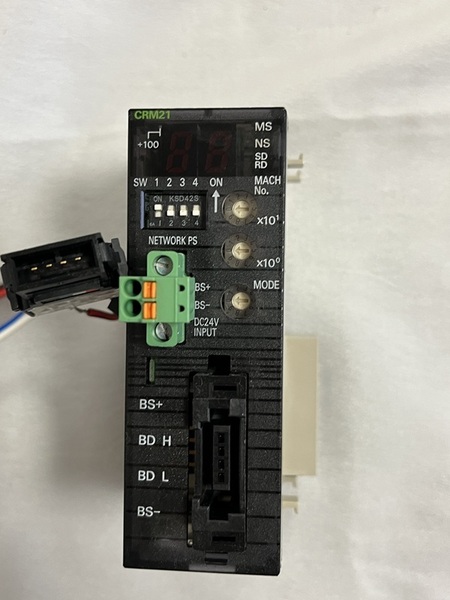 中古 オムロン CJ1W-CRM21 CompoNetマスタユニット Ver.1.3 端子台コネクタ付き