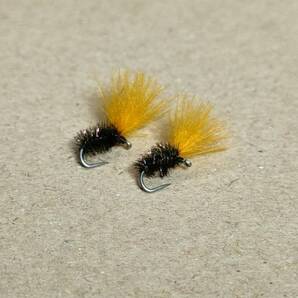 ■Rivers■CDCピューパ#20(ピーコック、オレンジCDC)計6本【種類】完成品フライ>ドライフライ>ミッジ>CDC系>オイカワ・カワムツ用