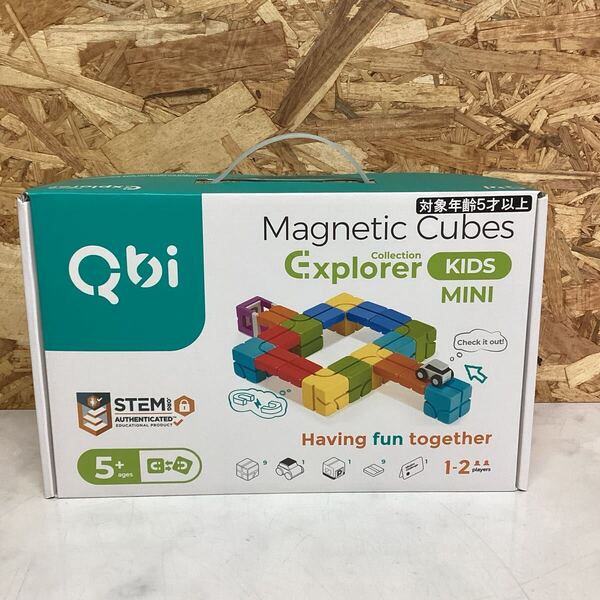 Qbi 知育玩具 18個セット マグネット キューブ キッズ おもちゃ (と34