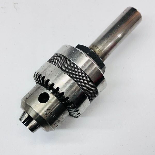 中古品 送料無料 地球印 GLOBE 13mm ドリルチャック JT6×20 シャンク付