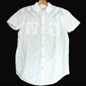美品 4万円程■DIESEL 半袖シャツ ウエスタンシャツ メンズ S
