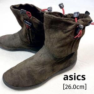 Asics короткие сапоги искусственная кожа 27.5cm темно-коричневый Work ботинки asics уличный боты