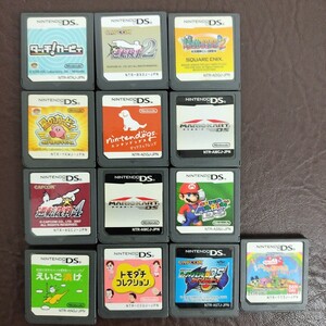【中古】ケース無し 任天堂 DS ゲームソフト 13点 まとめ売り /マリオ/ トモダチコレクション/ 星のカービィ/スライムもりもり2
