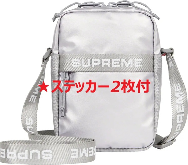 ★値下げ【即決/送料込】Supreme 22FW Shoulder Bag "Silver" シュプリーム ショルダーバッグ