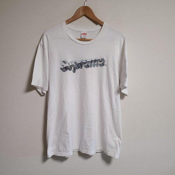 シュプリーム SUPREME Tシャツ クローム ロゴプリント 半袖 20SS