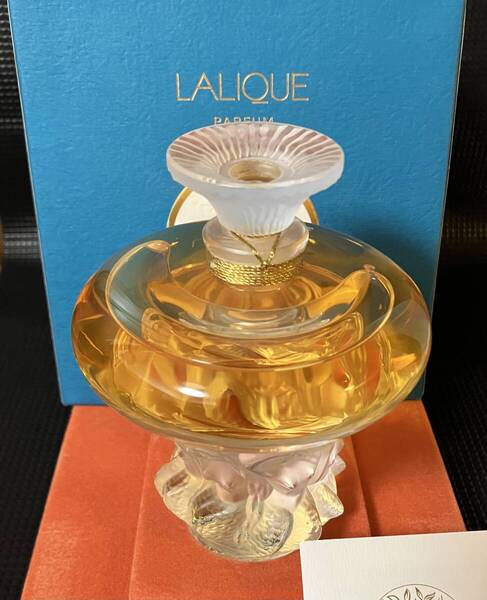 ◆ラリック◆ LALIQUE フラコン コレクション 2001 パルファン 80mL 日本語表記あり香水瓶 ガラス工芸品 フレグランス 香水 希少