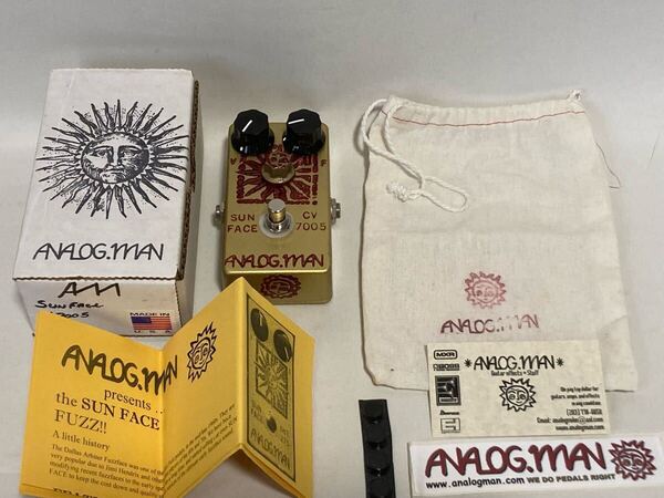 ★デッドストック級! ANALOGMAN オーダー SUN FACE 1973年製 CV7005 アナログマン サンフェイス 生粋のオールドスクール設計 analog man