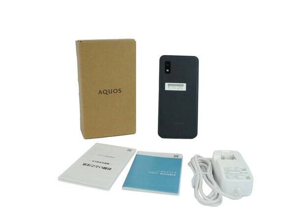 【ランク A】 中古 SIMフリー スマホ AQUOS wish 3 (A303SH) ブラック 64GB SoftBank ブラック