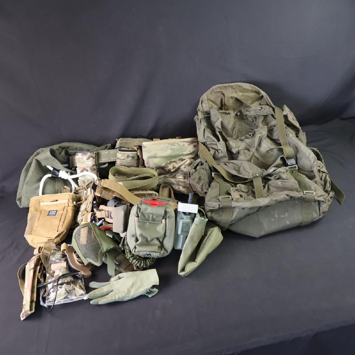 MILITARY 実物 米軍 INDIVIDUAL EQUIPMENT ベルト OD USED