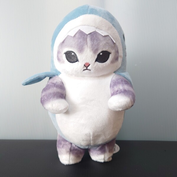 モフサンド サメにゃん BIGぬいぐるみ 上手に立てるよ おすましにゃん mofusand