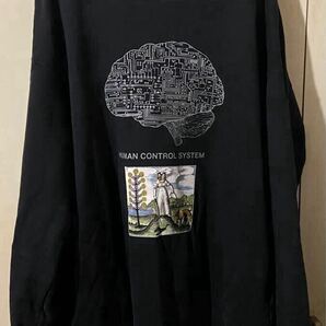 UNDERCOVER アンダーカバー 17AW HUMAN CONTROL SYSTEM ボロリブ オーバーサイズクルーネックスウェット トレーナー ブラック UCT4801-3