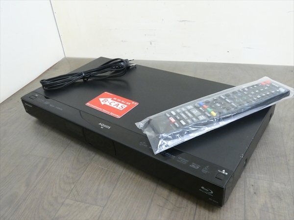 SHARP AQUOS ブルーレイディスクレコーダー BD-W515 リモコンなし