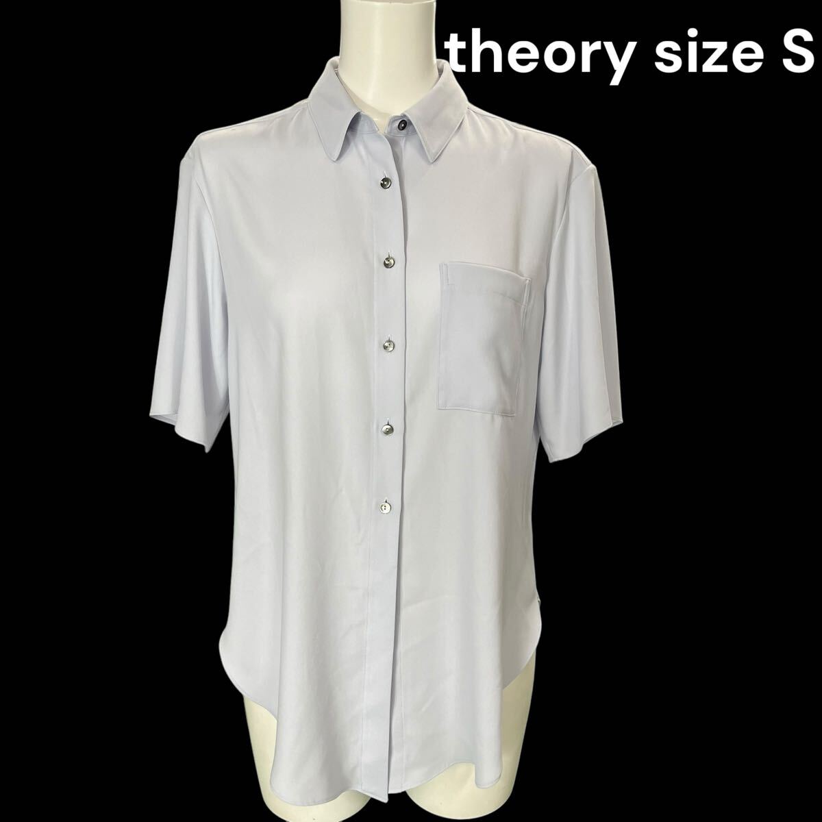 H840 新品未使用 S セオリー 18AW ブラウス アイボリー レディース Theory - H840 新品未使用 S セオリー 18AW ブラウス アイボリー