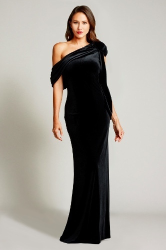 TADASHI SHOJI タダシショージ BLACK ロングフォーマルドレス 「XS 」/ 9号程度