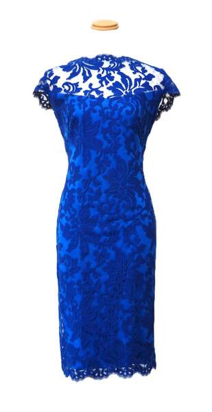 TADASHI SHOJI タダシショージ ROYAL BLUE ワンピース 「10 」/ 13号程度